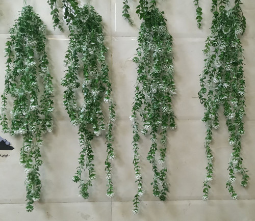 اویز گل و غنچه قاصدک رنگ سفید کد8