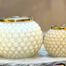 گلدان شیشه بلوری مدل ماه کوچک کد82