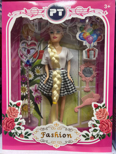 عروسک باربی مو بلوند کد 948