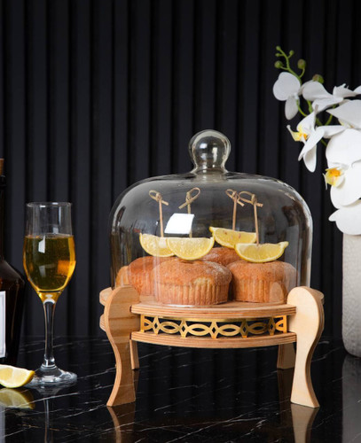 کاپکیک شیشهای قطر ۳۰ سانتیمتر