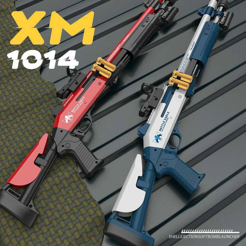 تفنگ شات گان xm1014 دو لول نشانه دار کیقیت اصلی در دو رنگ پوکه پران {تخفیف ویژه محدود } کد408