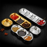مزه خوری استیل نقره ای مربع یک خانه تا 4 خانه استیل خالص 304کد749