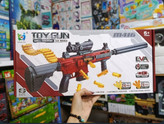 تفنگ پوکه پران تیر ابری شارژی کیفیت بالا ارسال فوری قرمز شارژی m416