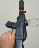 تفنگ تیر ژله ای Ak47 مشکی رگباری Ak47 شارژی فلش دارر و ساده کیفیت بالا ارسال فوری