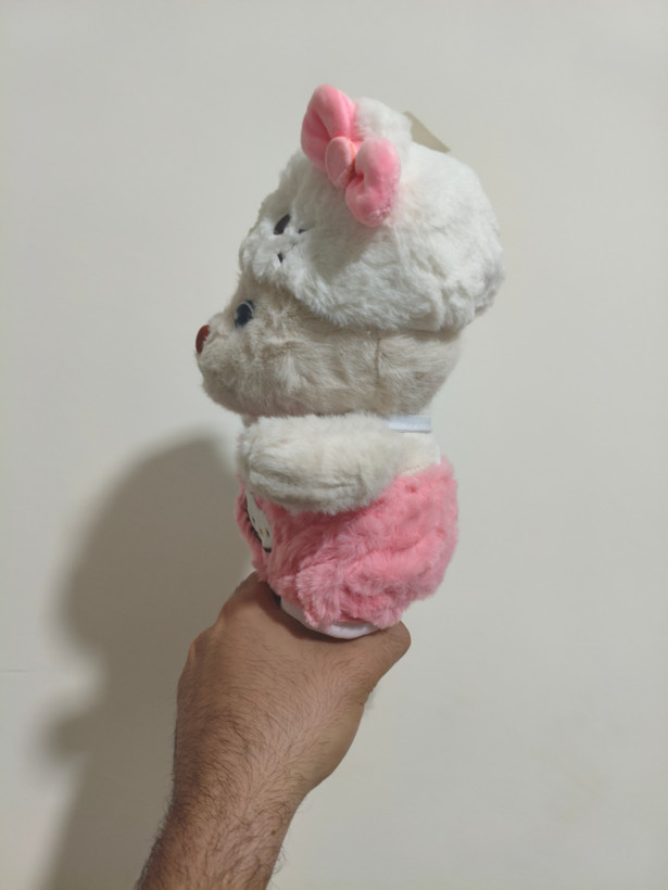 عروسک اورجینال خرس لباس و کلاه دار ملوس و گوگولی نرم با پوشیدن و در آوردن شلوار در سه مدل کیفیت بالا در جشنواره فقط تا ۳۰ اردیبهشت