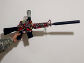 تفنگ M16 تیر ژله ای رگباری شارژی با نور RGB بزرگ 85 سانتی متری ارسال فوری شرکت اصلی فروش ویژه و بسیار فوری فقط تا 16 مرداد