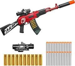 تفنگ پوکه پران کلاشینکف Ak47 دوربین دار یک متری با خشاب بزرگ شرکت Eva کد 1200