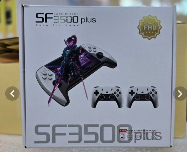 کنسول Pes5 پرتابل با 3500 بازی سونی یک / سگا / نینتندو/ میکرو سوییچ /psp/ رم 64 گیگ قابلیت اضافه اضافه کردم بازی های جدید اورجینال اصلی A+++