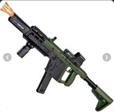 تفنگ وکتور vactor gun تیر ژله ای رگباری دوربین زوم دالیشن رنگی نوری دود زا با گریپ و قابلیت تنظیم گنداق ارسال فوری و رایگان