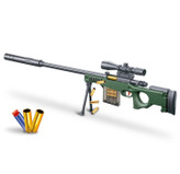 تفنگ پوکه پران اسنایپر SnaiPEr دوربین دار در مدل های MSR/ AWM/ SVD قناسه دوربین دار پایه دار کیفیت بالا مطابق واقعی پوکه طلایی اصلی ارسال فوری